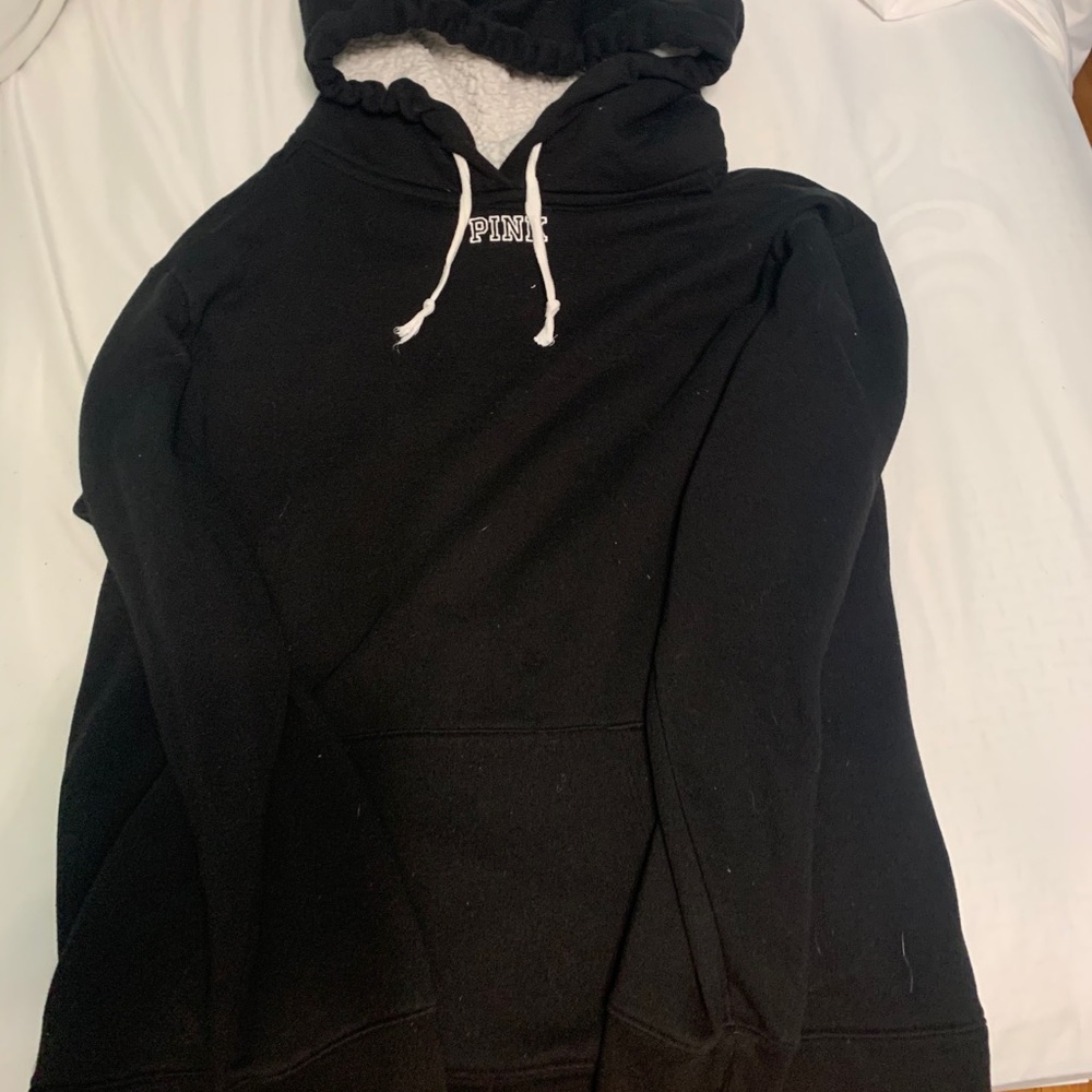 PINK Victoria’s Secret Black Pullover Hoodie